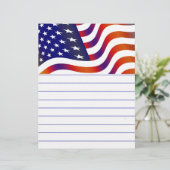 Papier Drapeau américain (Debout devant)