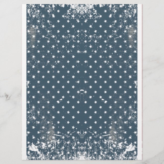 Papier drapeau américain vertical (Devant)