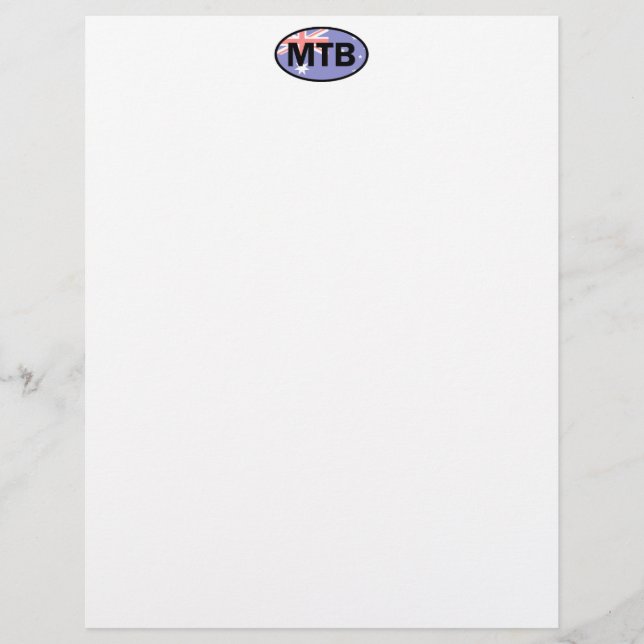 Papier Drapeau Australie VTT (Devant)