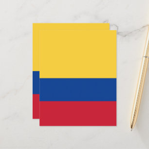 Papier Drapeau de Colombie