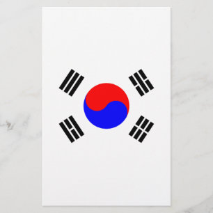 Papier Drapeau de la Corée du Sud