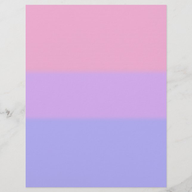 Papier Drapeau de la fierté bisexuelle tombée (Devant)