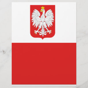 Papier drapeau de la pologne