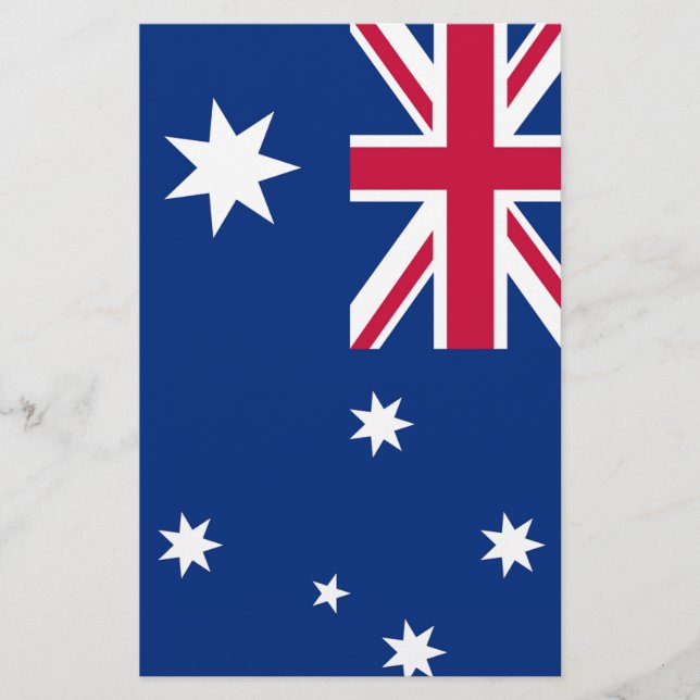 Papier Drapeau de l'Australie (Devant)