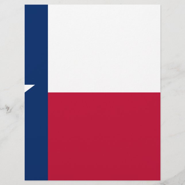 Papier Drapeau d'État du Texas (Devant)