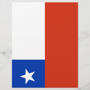 Papier Drapeau du Chili