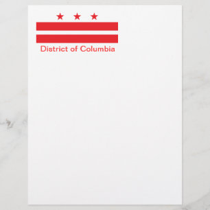 Papier Drapeau du district de Columbia