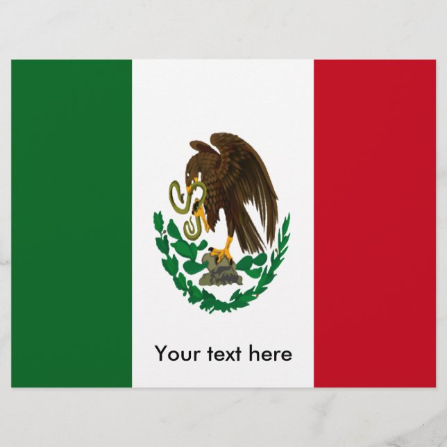 Papier Drapeau du Mexique patriotique (Devant)
