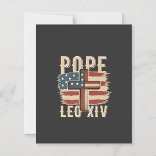 Papier Drapeau du Pape Léon XIV Église chrétienne Da Pope