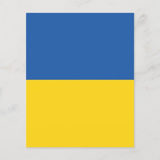 Papier Drapeau d'Ukraine (Dos)