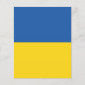 Papier Drapeau d'Ukraine (Devant)