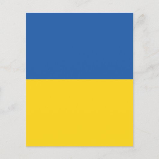 Papier Drapeau d'Ukraine (Devant)