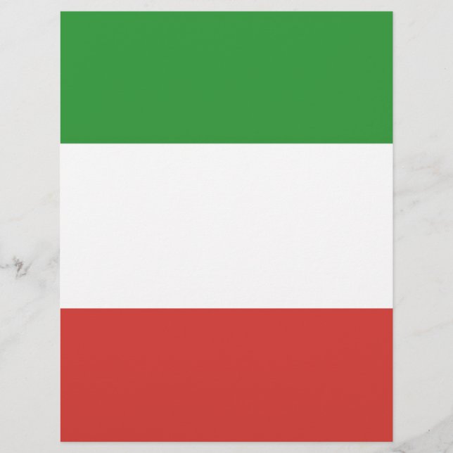 Papier Drapeau italien (Devant)