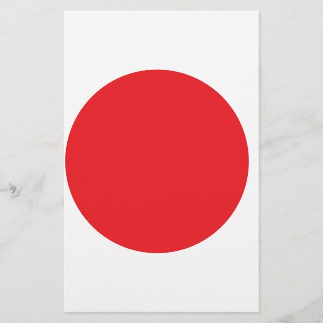 Papier Drapeau japonais (Devant)