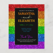 Papier Drapeau LGBT arc-en-ciel scintille gay lesbienne m (Devant)