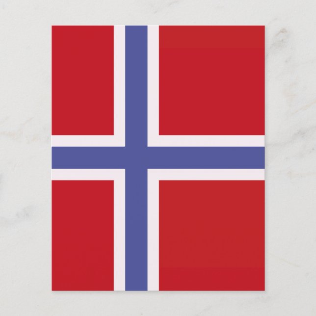 Papier Drapeau norvégien (Devant)