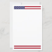 Papier Drapeau patriotique américain (Dos)
