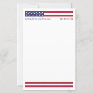 Papier Drapeau patriotique américain