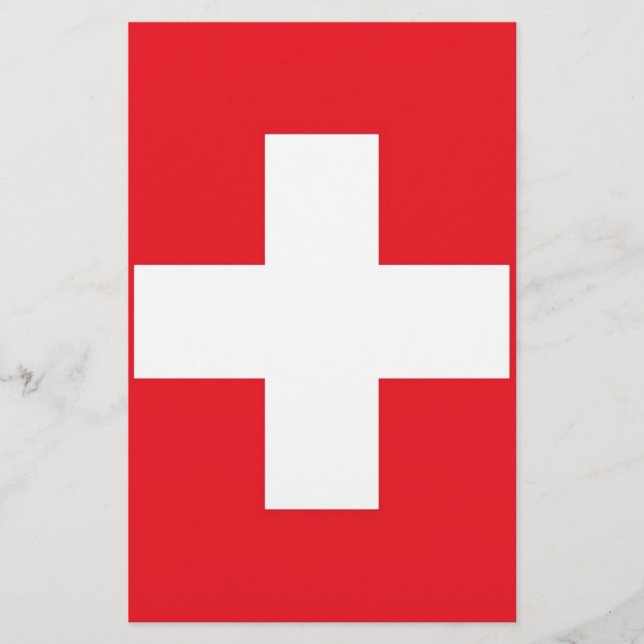Papier Drapeau suisse (Devant)