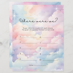 Papier Dreamstars Où Étions-Nous Fête des mariées Jeu