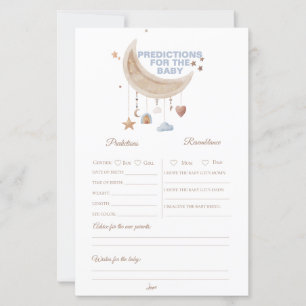 Papier Dreamy Over the Moon bleu Prédiction et conseil