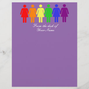 Papier droits des femmes LGBTQIA Thunder_Cove toute coule