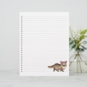 Papier Drôle Cartoon Chat Linked Pet en-tête (Debout devant)