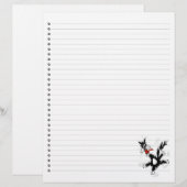 Papier Drôle Cartoon Chat Linked Pet en-tête (Devant / Derrière)