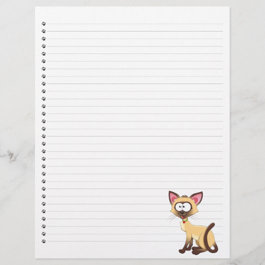 Papier Drôle Cartoon Chat Linked Pet en-tête (Devant)