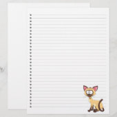 Papier Drôle Cartoon Chat Linked Pet en-tête (Devant / Derrière)