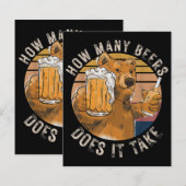 Papier Drôle Combien De Bières Prend-Il ? (Devant / Derrière)