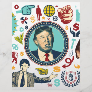 Papier drôle donald trump
