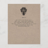 Papier Drôle Mariage Cartoon Bride Groom dessiné main (Dos)