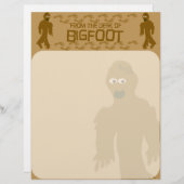 Papier Du bureau de bigfoot ! (Devant / Derrière)