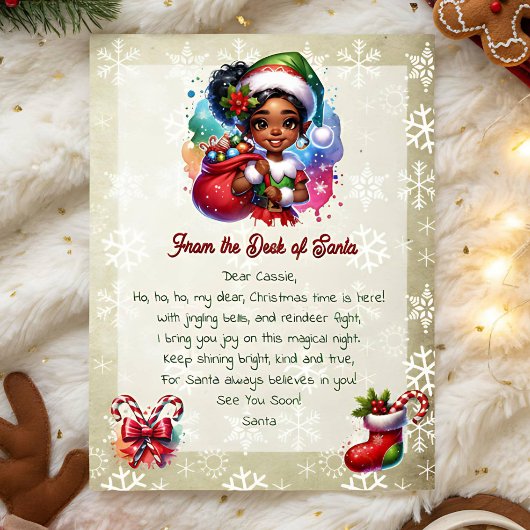 Papier Du bureau de Père Noël pour les enfants