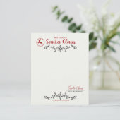 Papier Du bureau du Père Noël (Debout devant)