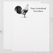 Papier Duckwing Gamecock (Devant / Derrière)