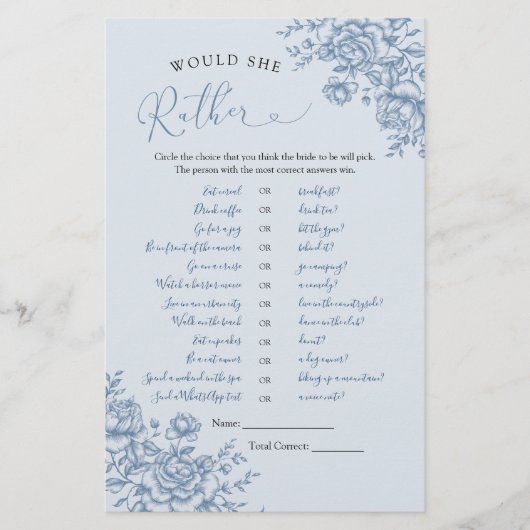 Papier Dusty Blue Chinoiserie Mariage Plutôt Que (Devant)