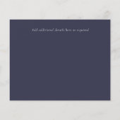 Papier Dusty Blue Floral Mariage Trending Budget (Dos)