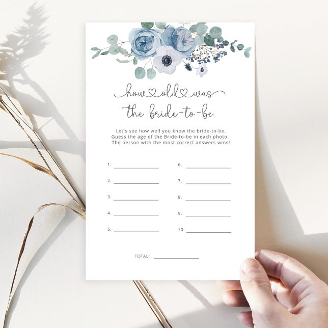 Papier Dusty blue Quel âge avait la mariée pour être jeu (Créateur téléchargé)