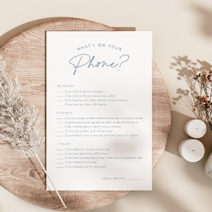 Papier Dusty Blue Qu'y a-t-il sur votre jeu de Fête des m