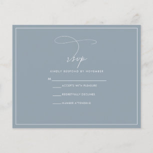 Papier Dusty Blue RSVP