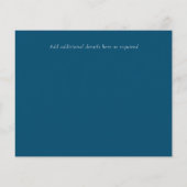 Papier Dusty Blue Turquoise Mariage Trending Budget (Dos)