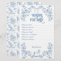 Dusty Blue Vintage Floral Wives for Baby Game