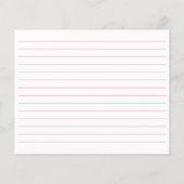 Papier Dusty Pink Wildflower Baby Shower Advice Card (Dos)