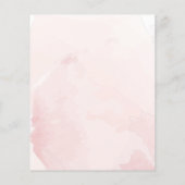 Papier Dusty Rose Rose Baby Prédictions et conseils (Dos)