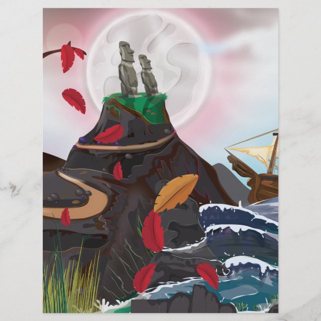 Papier Easter Island Adventure (Devant)