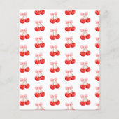 Papier Eau-couleur BUDGET Cherry sur le dessus bébé fille (Dos)