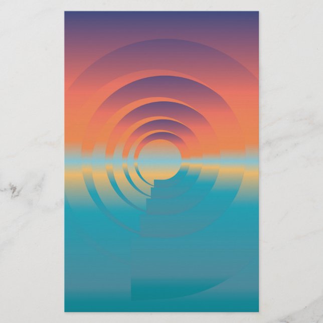 Papier eau et horizon (Devant)