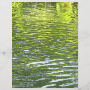 Papier Eaux d'Oak Creek Nature jaune et verte Photo